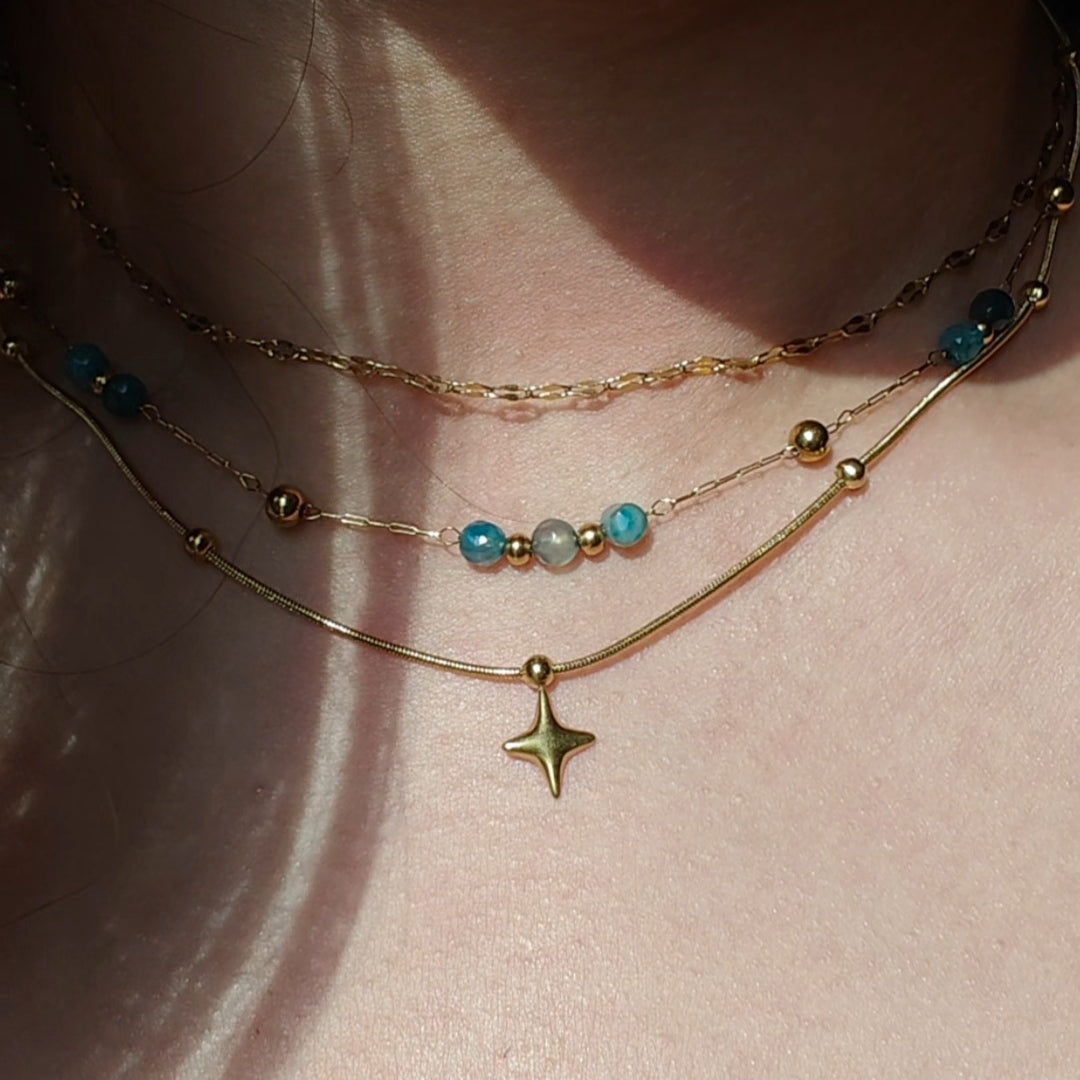 The Mermaid muse layered necklace