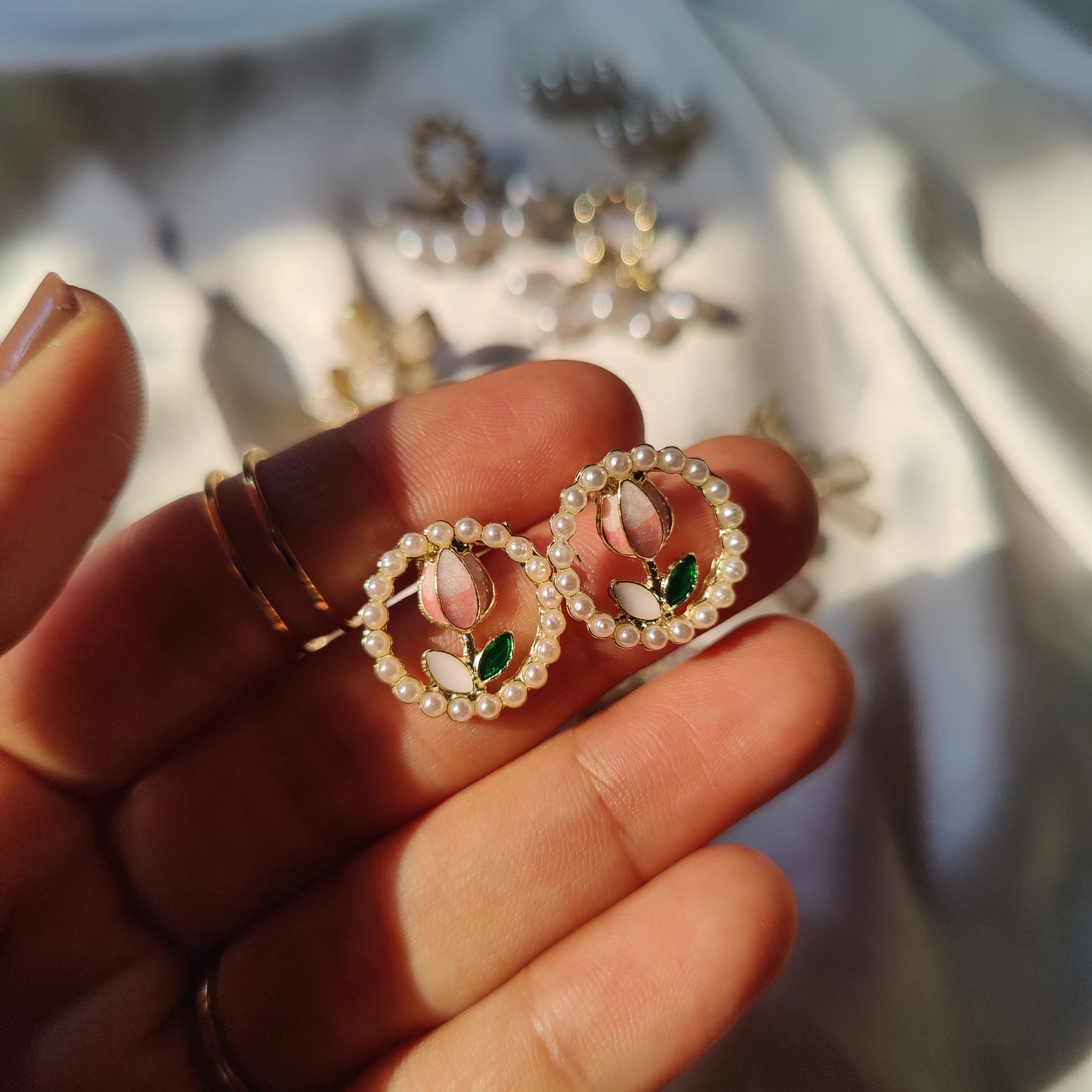 Tulip earrings