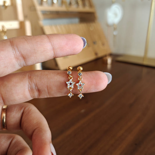 Hazel ball-back studs