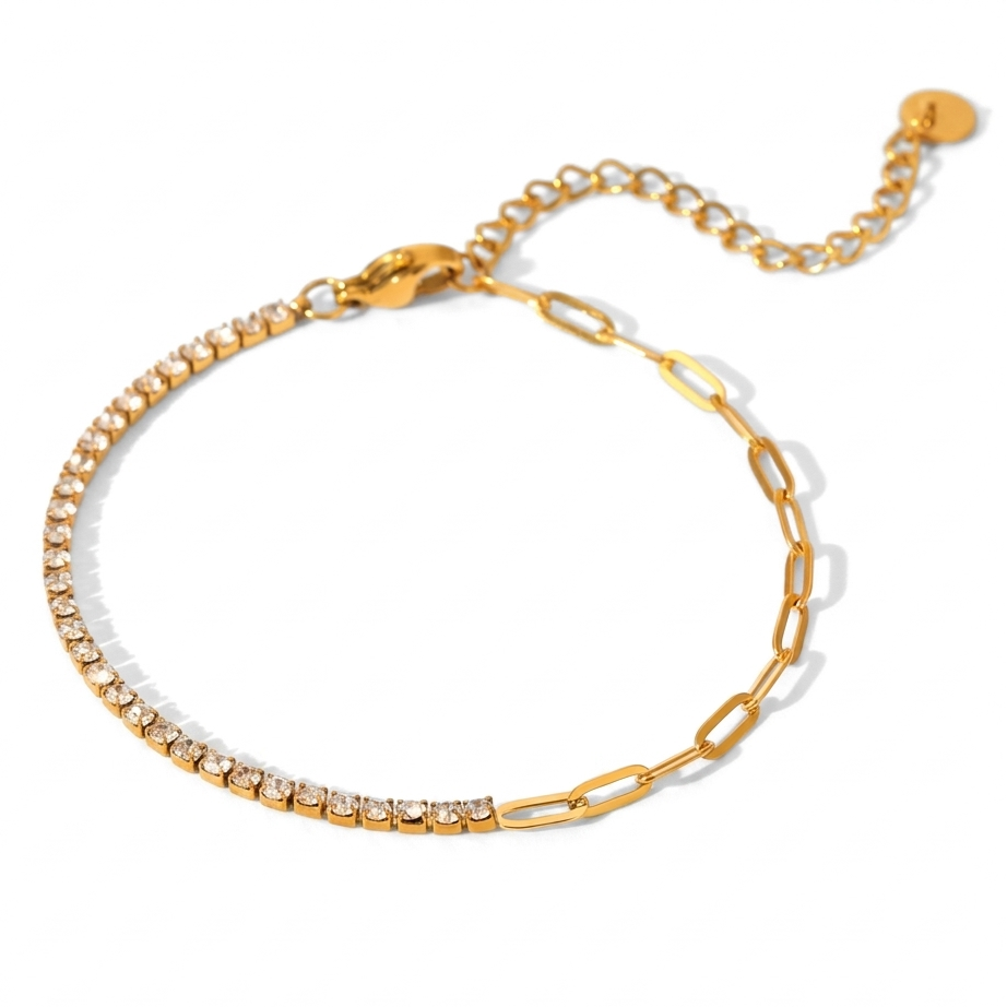 Champagne split bracelet