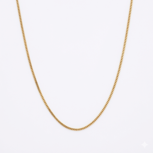 Dainty gold stackable chain