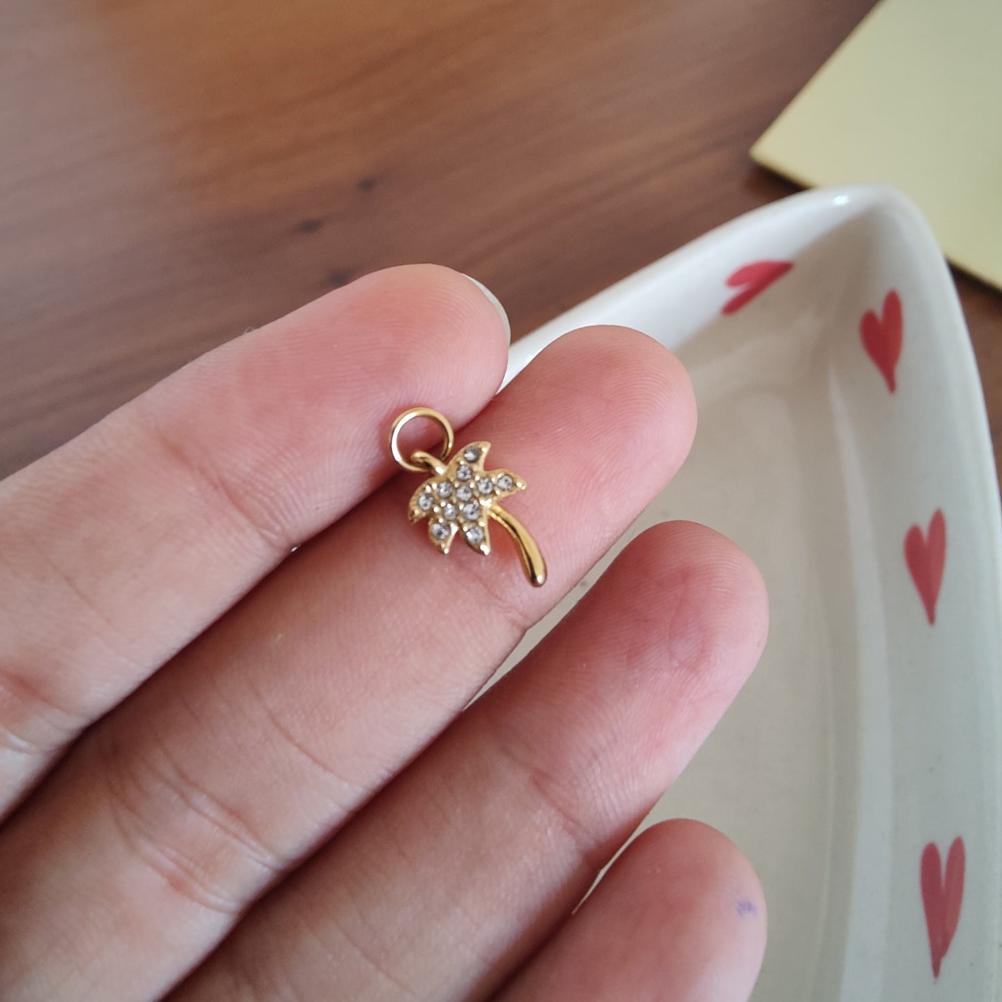 Palm tree charm