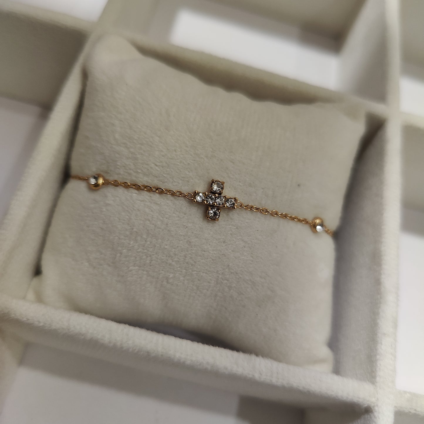 Edna cross bracelet