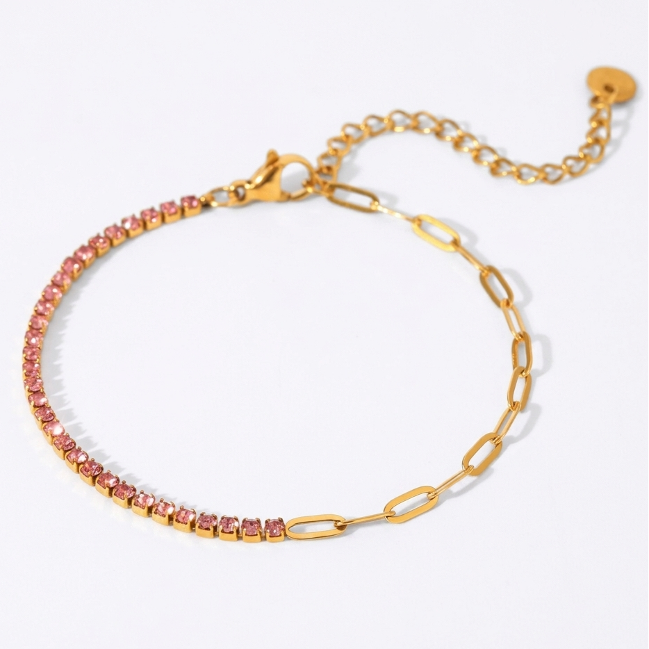 Rose split bracelet
