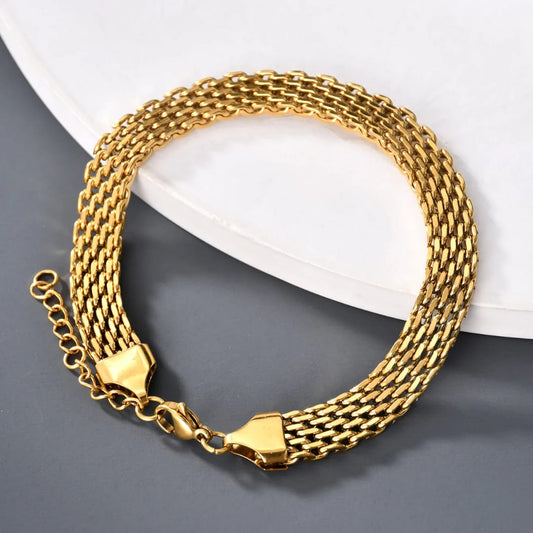 Golden belt bracelet (unisex)