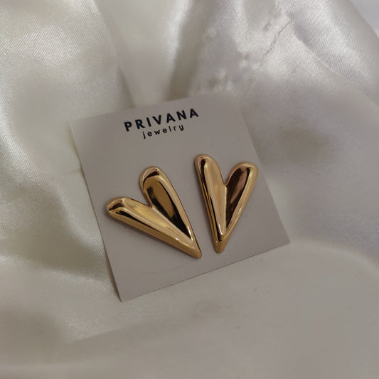 Chunky Heart Earrings