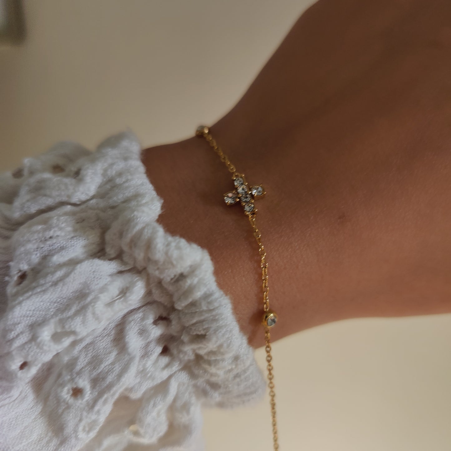 Edna cross bracelet