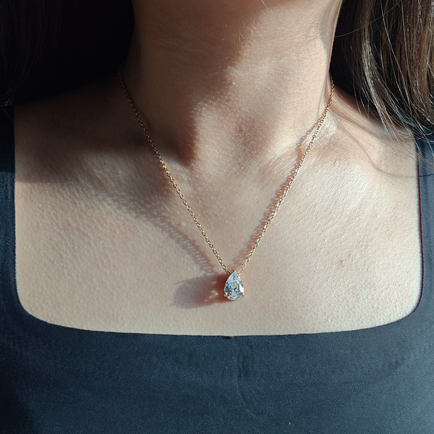 Birthstone drop neckpieces