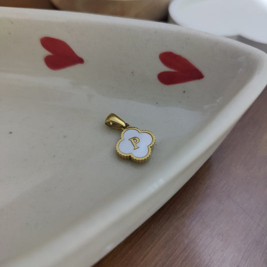 Initial P clover charm