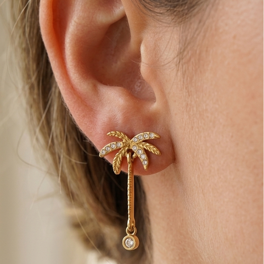 Palm earrings