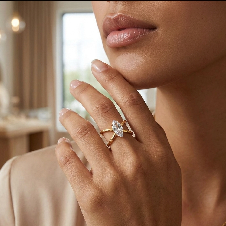 Cross-Kiss Ring