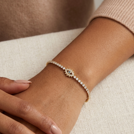 No nazar tennis bracelet