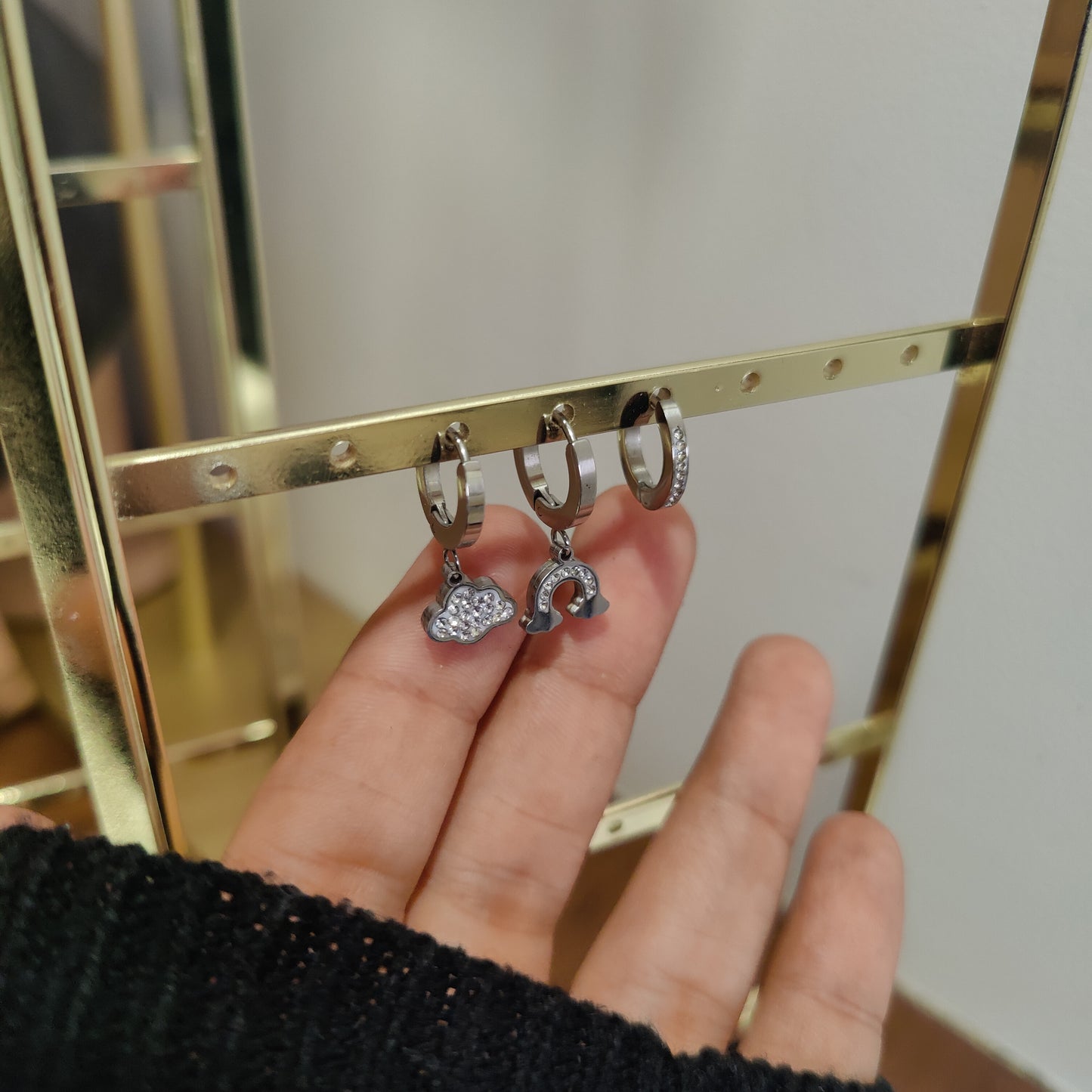 Raya triple piercings (silver)