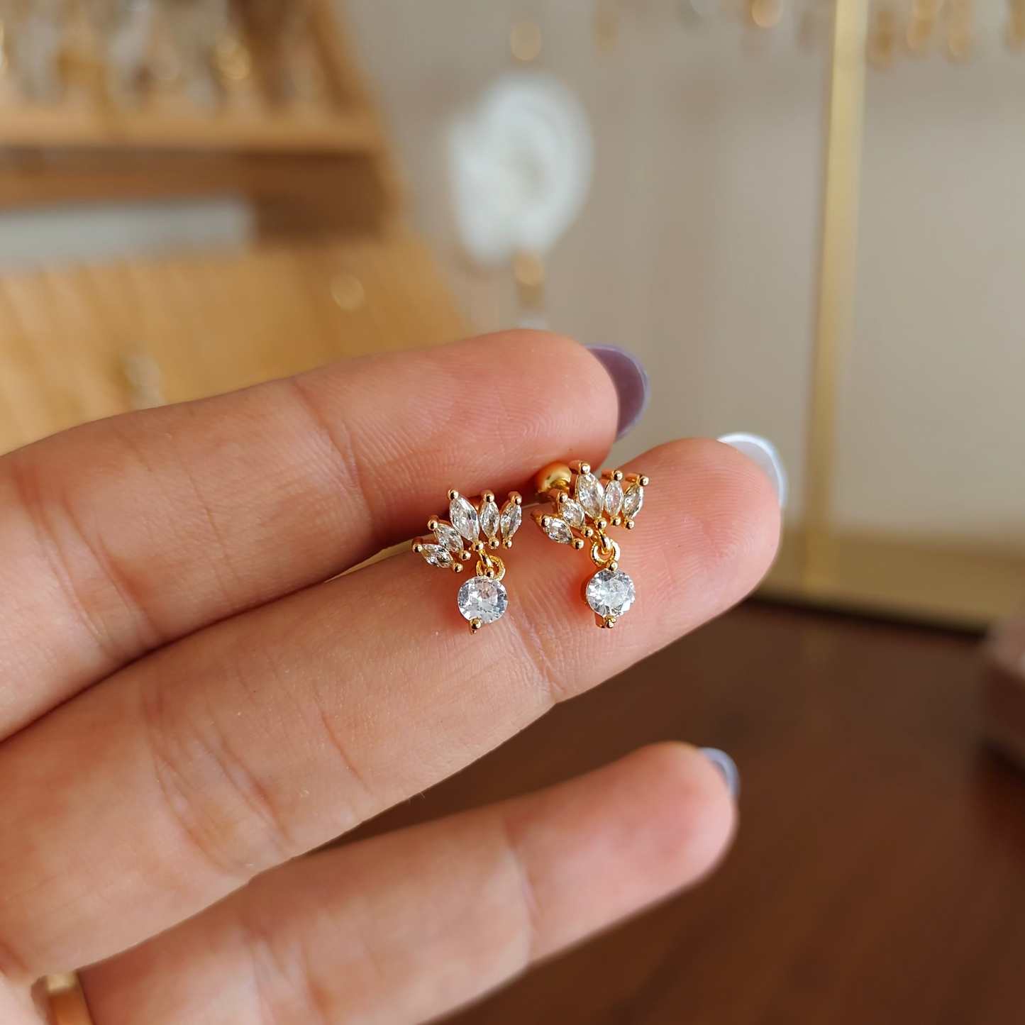 Pamela Ball-back studs