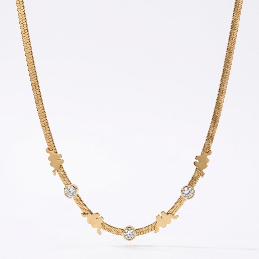 Teddy herringbone chain