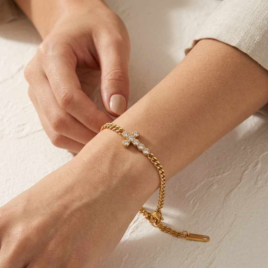 Cross bracelet