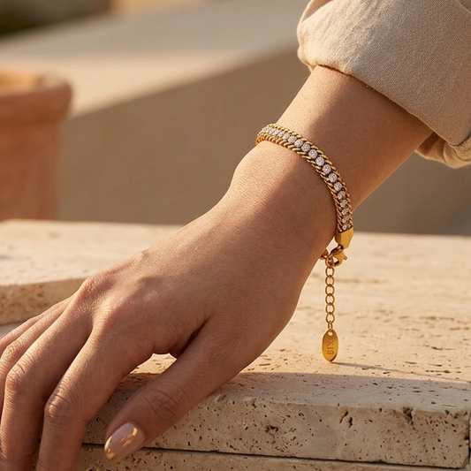 Stack attack zircon bracelet