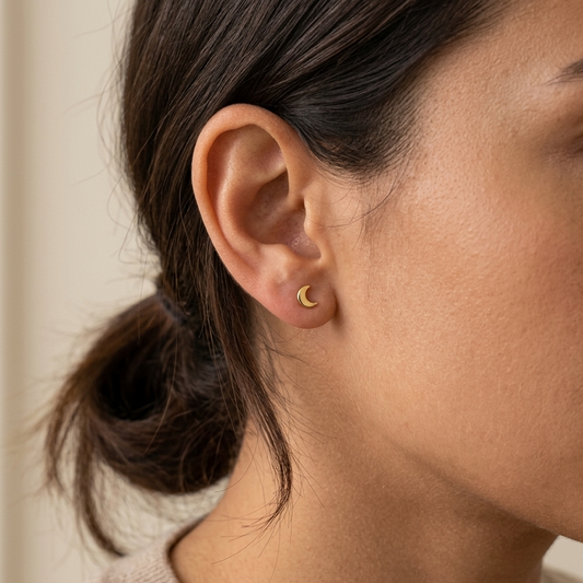 Little moon ball-back studs