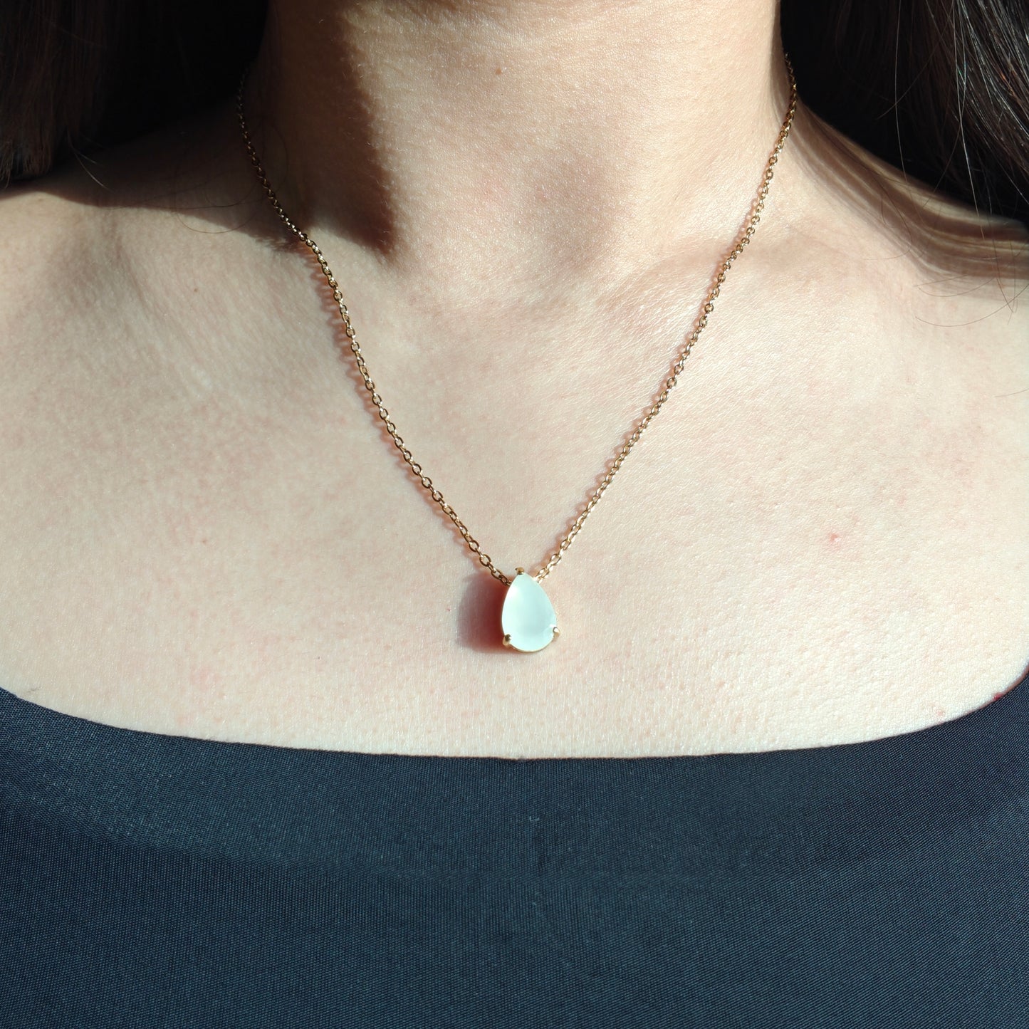 Birthstone drop neckpieces