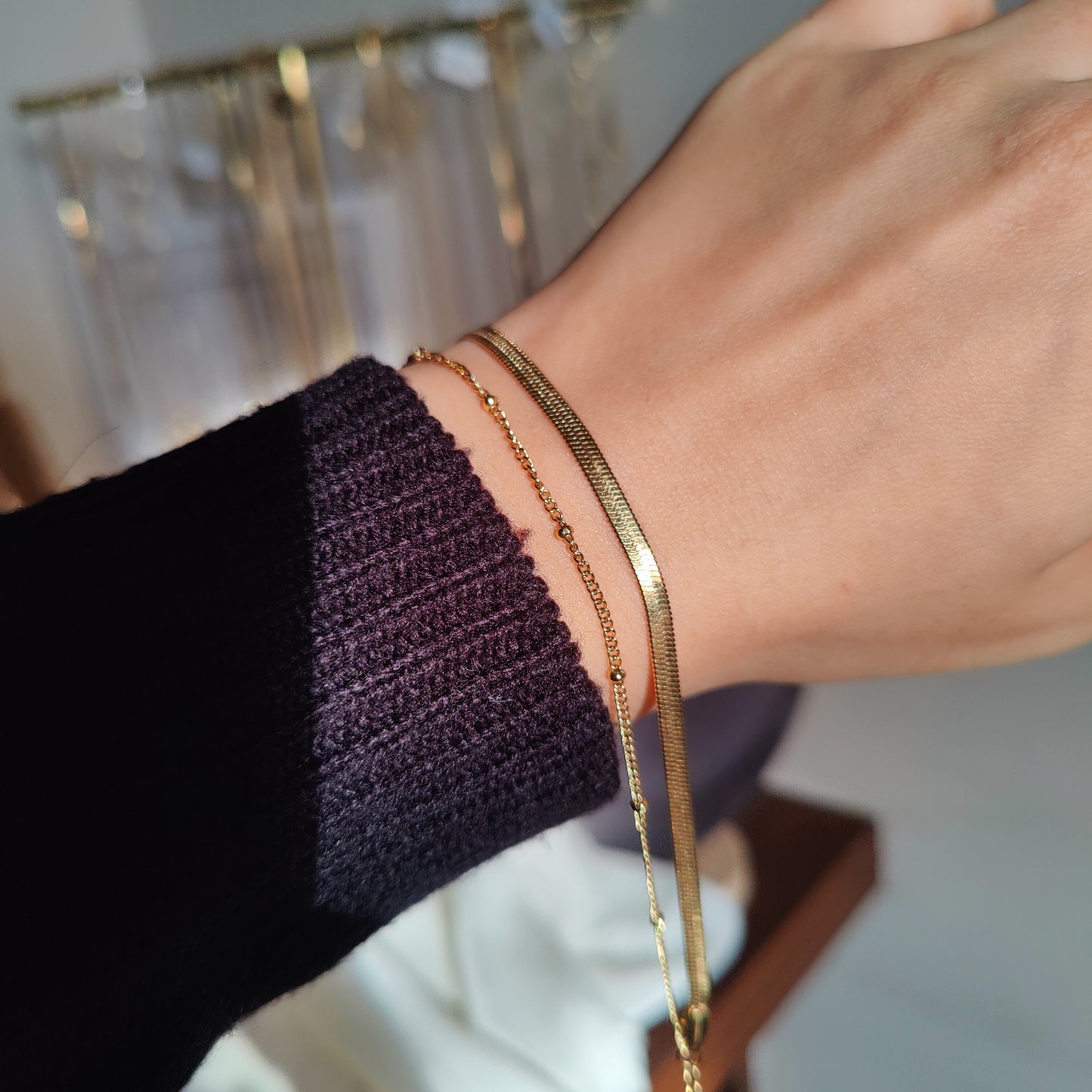 Cora layered bracelet