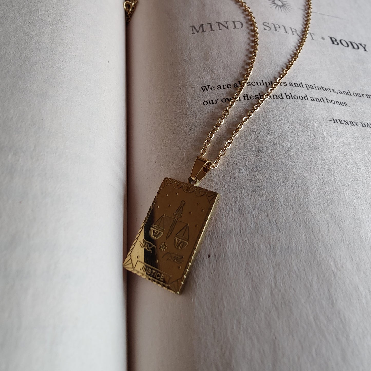 Justice neckpiece