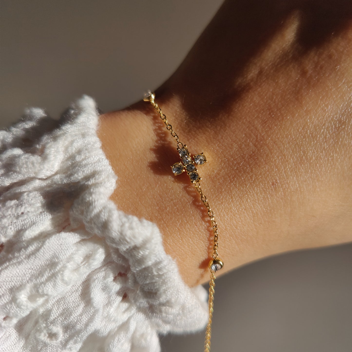 Edna cross bracelet