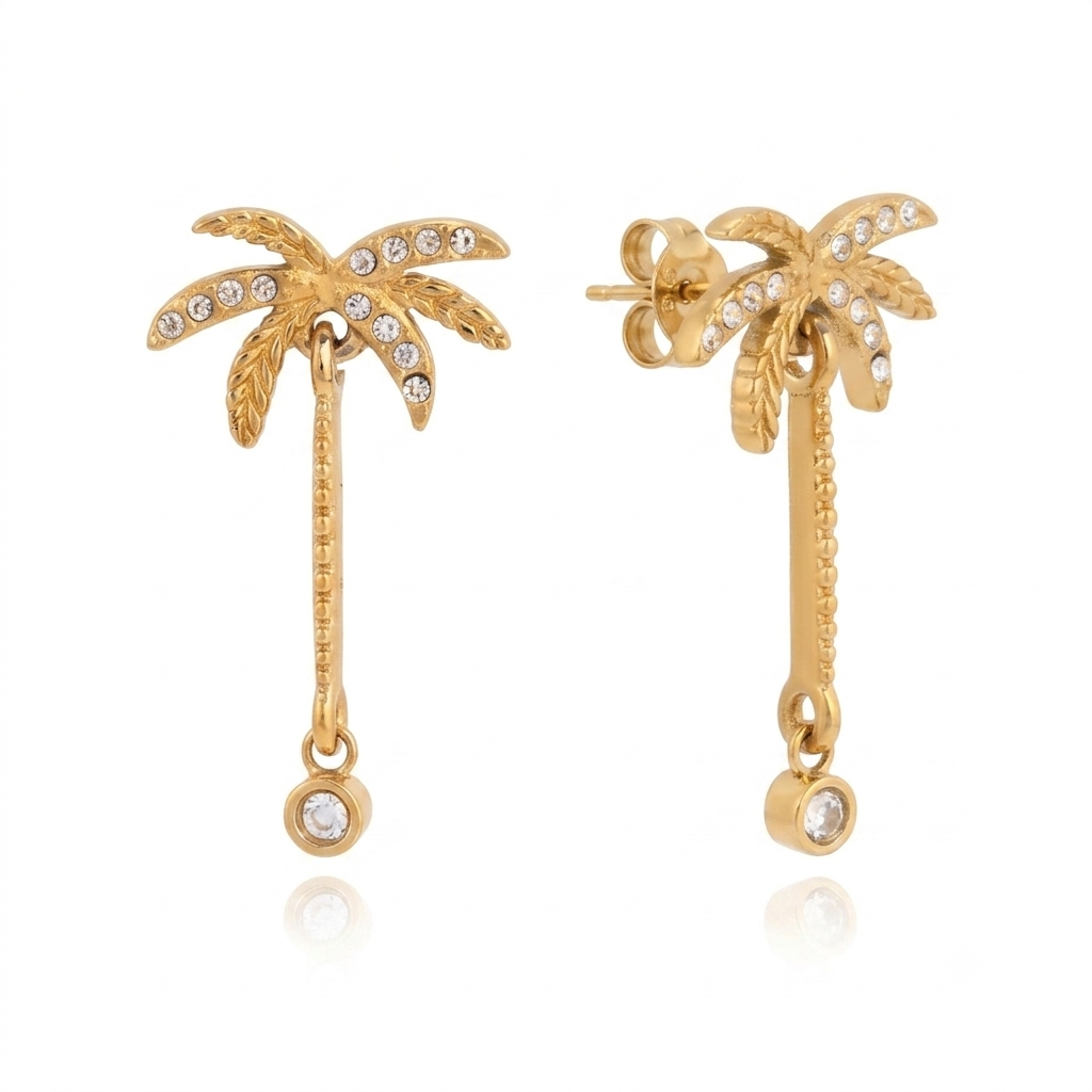 Palm earrings