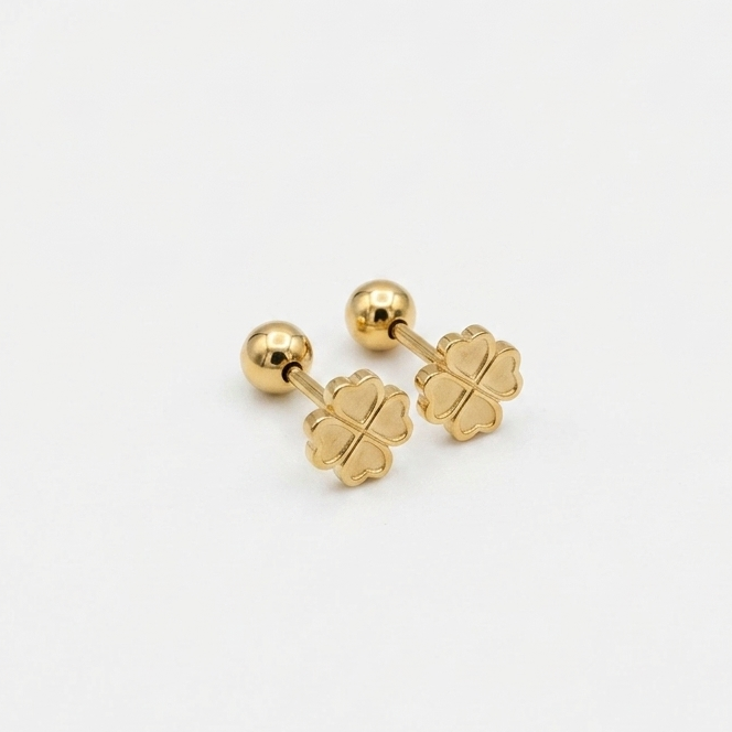 Little clover ball-back studs