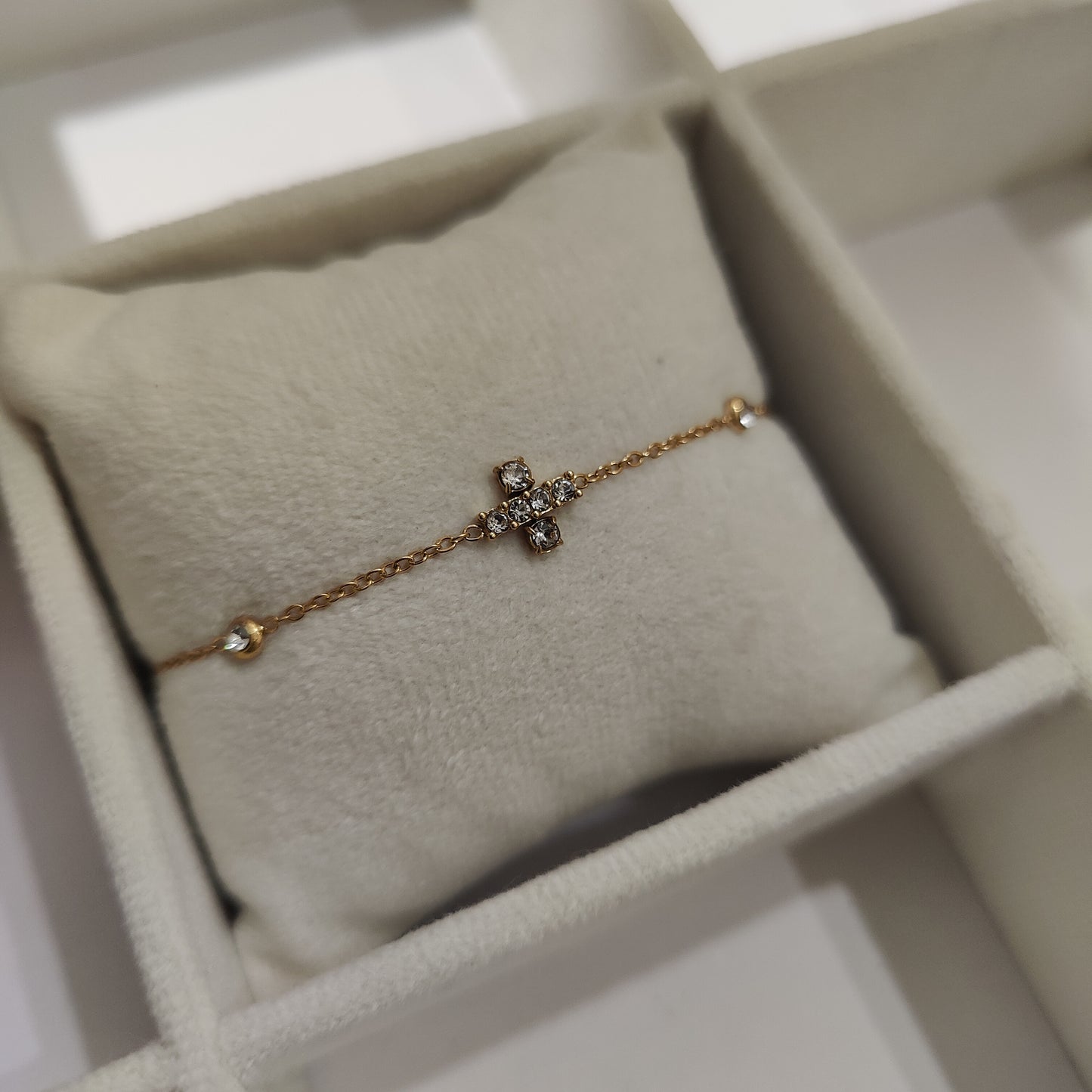 Edna cross bracelet