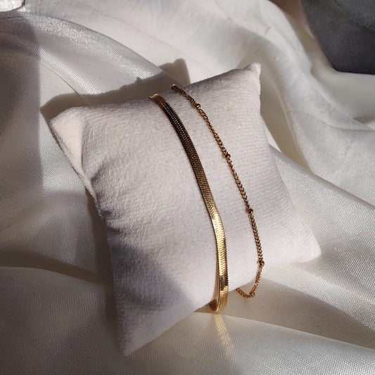 Cora layered bracelet
