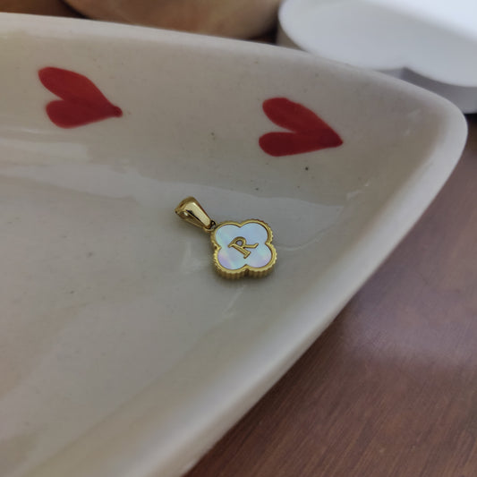 Initial R clover charm