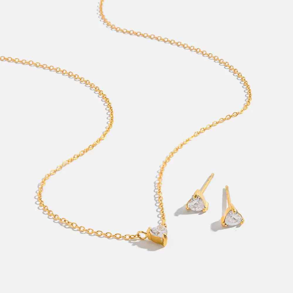Maisie neckpiece & studs set