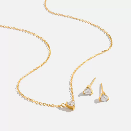 Maisie neckpiece & studs set