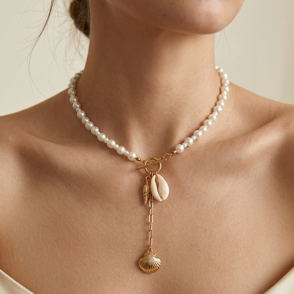 Caily Pearl Neckpiece